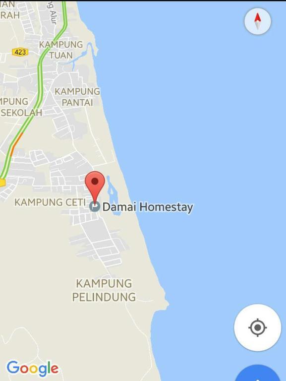 Damai Homestay Pantai Pelindung Kuantan Kültér fotó